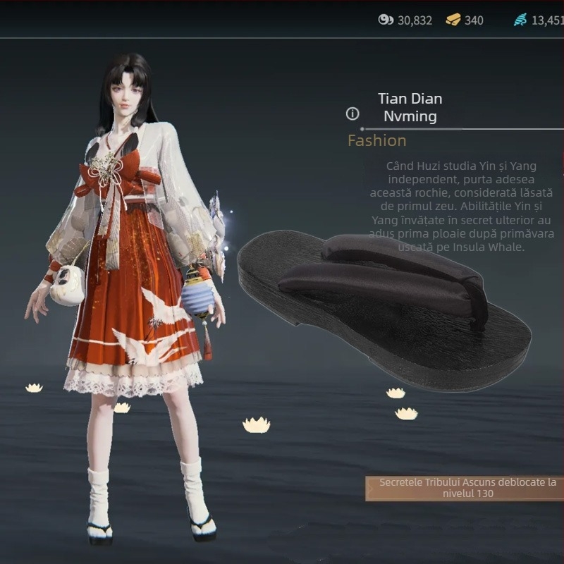 Flip-flops cu vârf rotund, partea superioară din bumbac, toc mic 1–3 cm, stil japonez