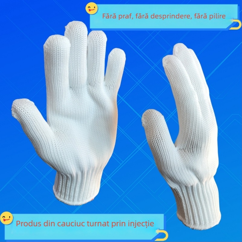 Fullian mănuși de protecție rezistente la 200°C, fibră de poliester, pentru turnare prin injecție și prelucrarea cauciucului
