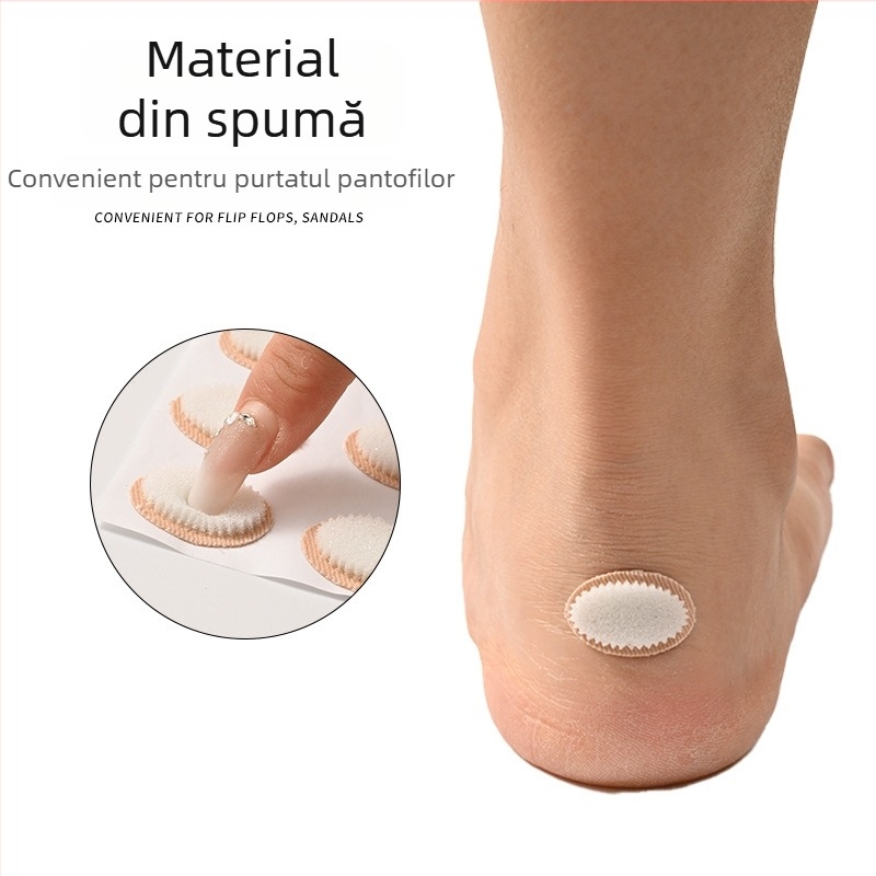 Patch oval din spumă pentru călcâi și talpă, anti frecare pentru bășici și calus, potrivit pentru pantofi cu toc înalt, Hxb-168