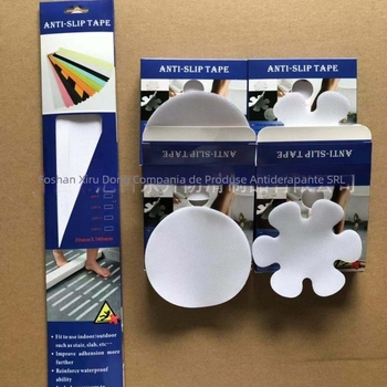 Sticker antiderapant pentru baie din PEVA Rubber, 0,8 mm grosime, sistem de adeziv acrilic, impermeabil, rezistent la abraziune