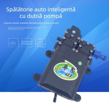 Spălător auto portabil cu sistem cu două pompe, pentru uz casnic; unitate multifuncțională; lungimea conductei de ieșire a apei: 10