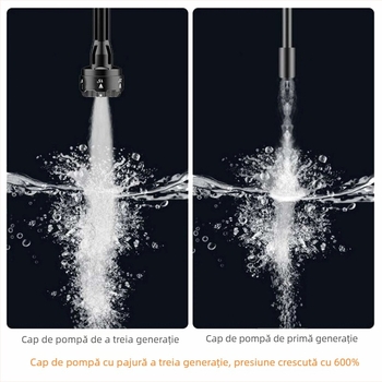 LIUHA Lh0201 Pistol de apă portabil fără fir, alimentat cu baterie litiu, 21V, 15 bar, conductă de ieșire 3 m