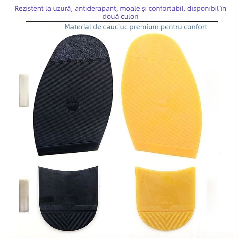 Insertie anti-derapare pentru antepicior la pantofi cu toc înalt, din lemn, rezistentă la uzură, silențioasă