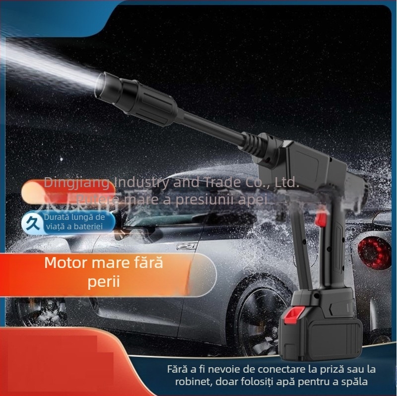 Xicheng Curățător auto fără fir, cu înaltă presiune - portabil, baterie Li-ion, complet automat