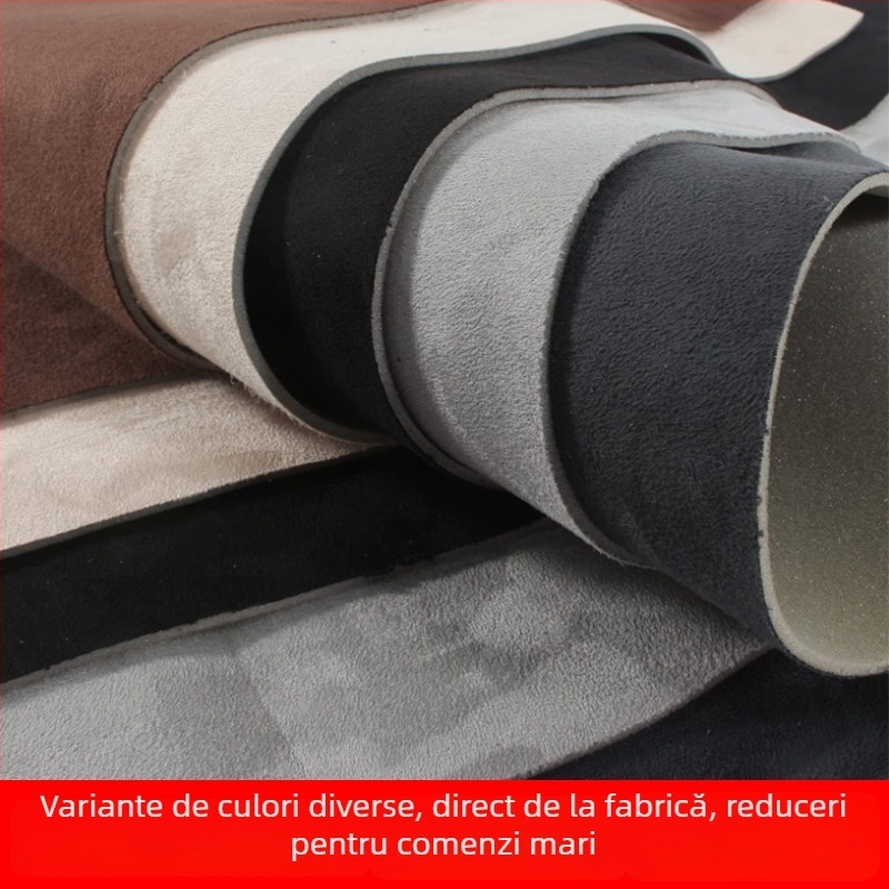 Tapiserie pentru plafonul auto, material suede cu spumă compozită, stil minimalist de lux, model uni, origine Foshan, Guangdong
