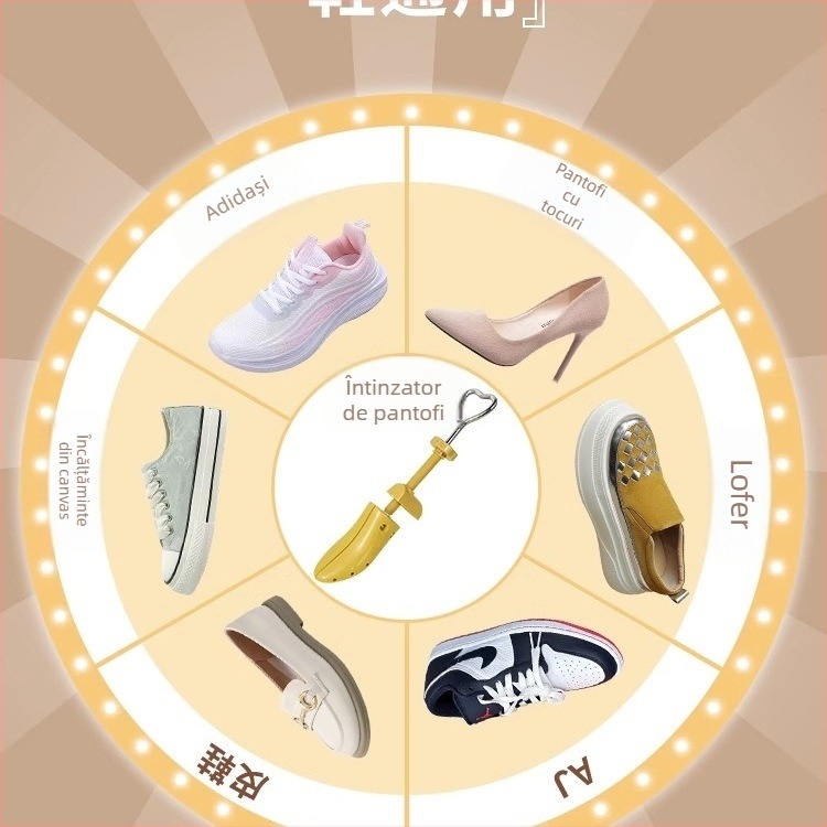 Extensor de pantofi – Modelul 985, pentru pantofi din pânză, unealtă universală de întindere a lățimii și lungimii