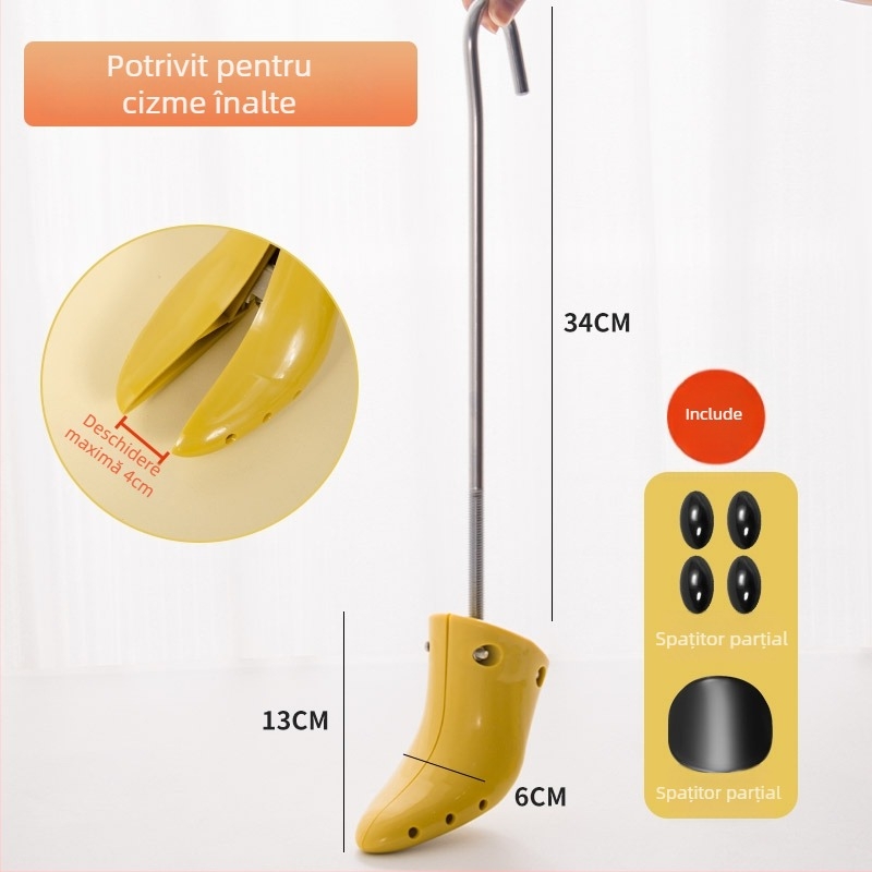 Extensor de pantofi – Modelul 985, pentru pantofi din pânză, unealtă universală de întindere a lățimii și lungimii