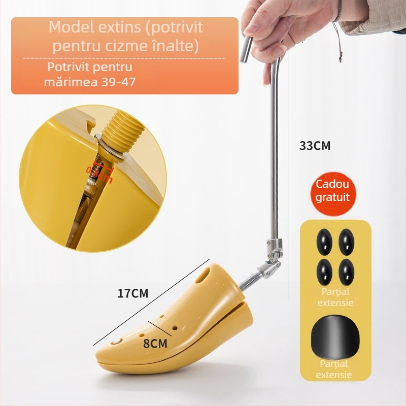 Extensor de pantofi – Modelul 985, pentru pantofi din pânză, unealtă universală de întindere a lățimii și lungimii