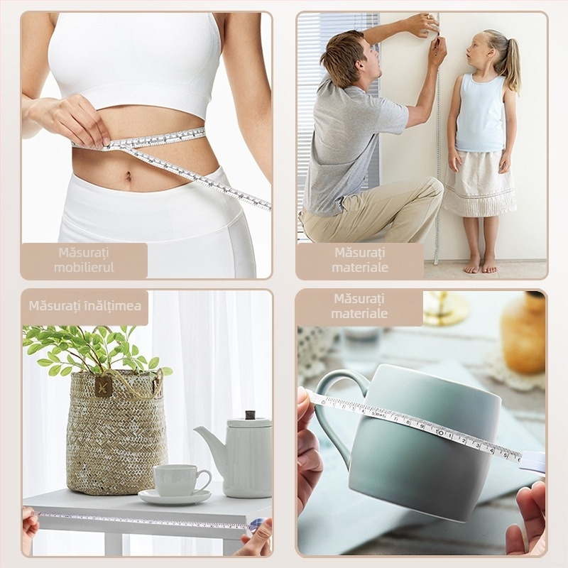 Deli 79650 bandă de măsurat — bandă flexibilă, ambalare individuală