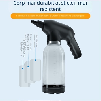 Sticlă electrică de spumă pentru spălarea mașinilor, portabilă, fără fir, 12V 18W, 2000 ml, 600 g, PC+ABS
