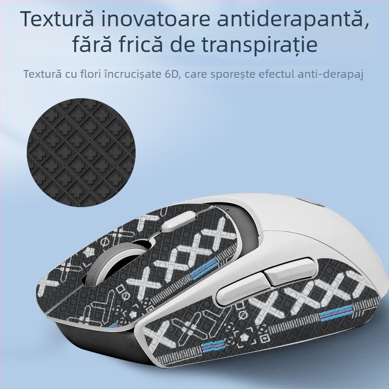 Adeziv antiaderare pentru mouse Logitech G309 – absorbant la transpirație, impermeabil și rezistent la uzură, acoperire completă a palmei și a spatelui