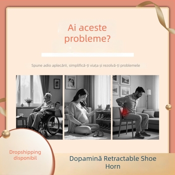 Ghid pentru încălțăminte din oțel inoxidabil, mâner lung, portabil – pentru persoane în vârstă și gravide, utilizare zilnică, tuturor anotimpurilor