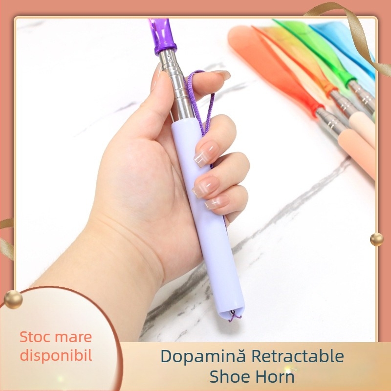 Ghid pentru încălțăminte din oțel inoxidabil, mâner lung, portabil – pentru persoane în vârstă și gravide, utilizare zilnică, tuturor anotimpurilor