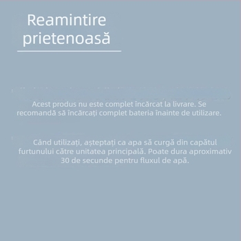 Mașină de spălat auto fără fir Xiaomi Mijia – portabilă, 12V, 270W, 2000mAh, furtun 6m, greutate 1,3 kg