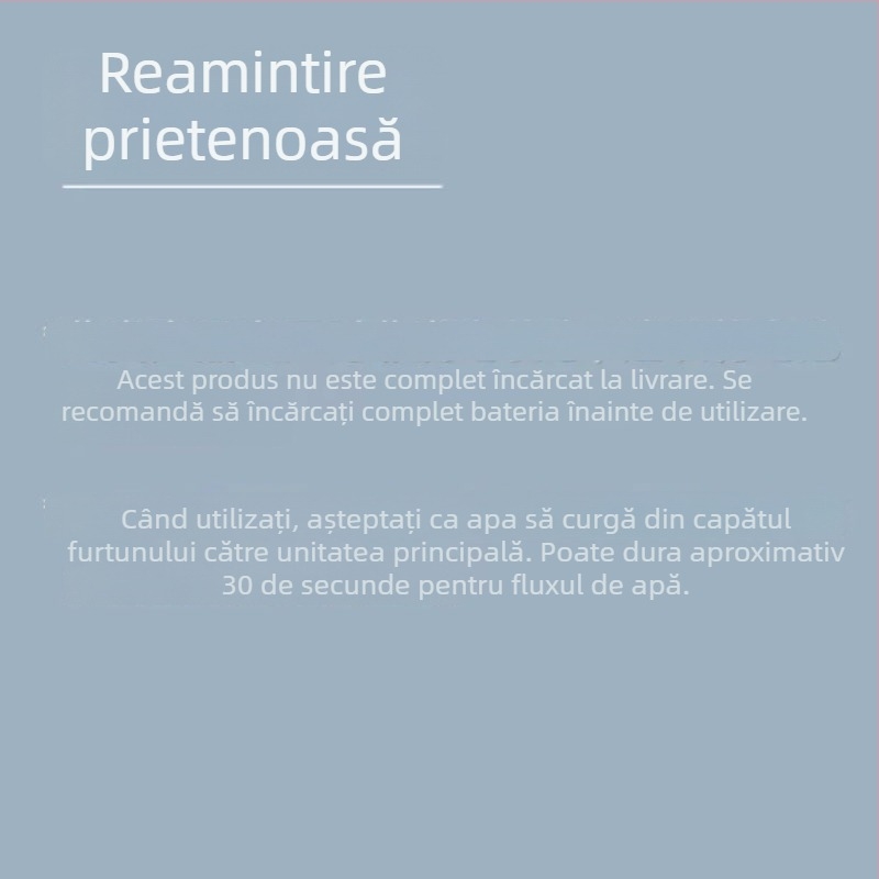 Mașină de spălat auto fără fir Xiaomi Mijia – portabilă, 12V, 270W, 2000mAh, furtun 6m, greutate 1,3 kg