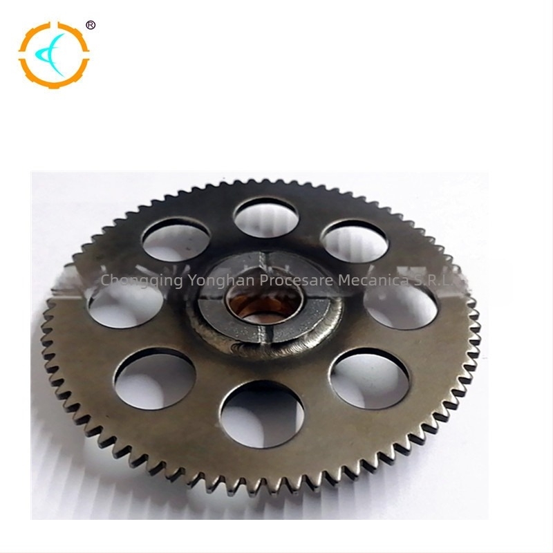 Disc de pornire pentru motorul unei motociclete, cu dinți de cuplă overrunning, model JY110, Yonghan, compatibil Yamaha, personalizabil