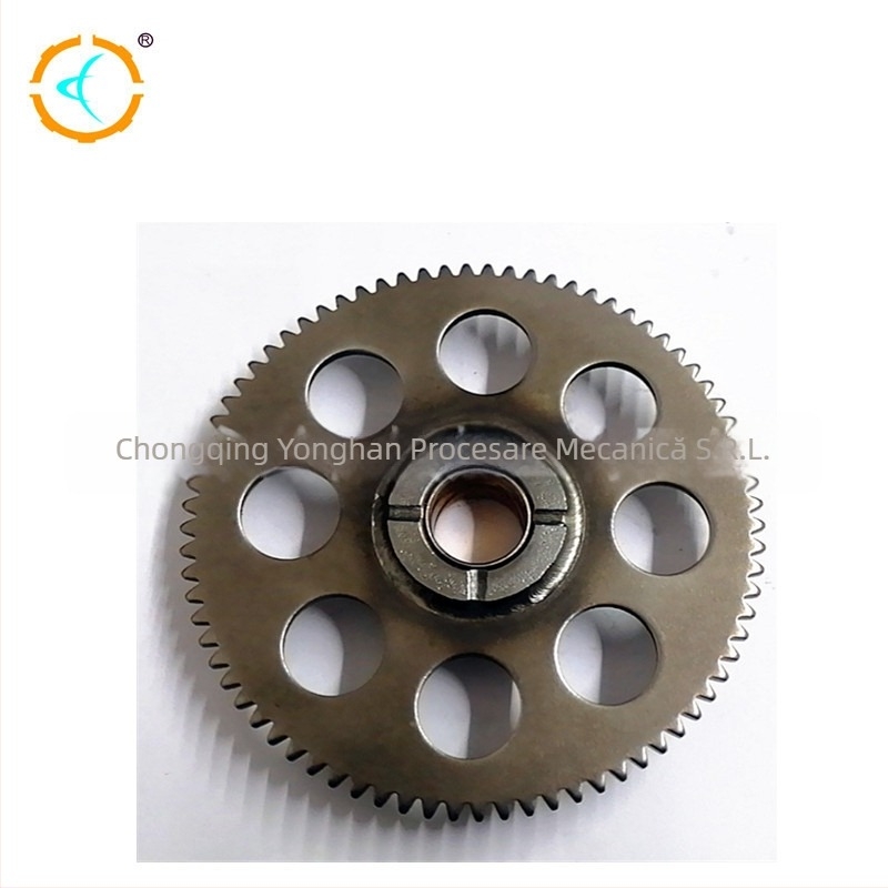 Disc de pornire pentru motorul unei motociclete, cu dinți de cuplă overrunning, model JY110, Yonghan, compatibil Yamaha, personalizabil