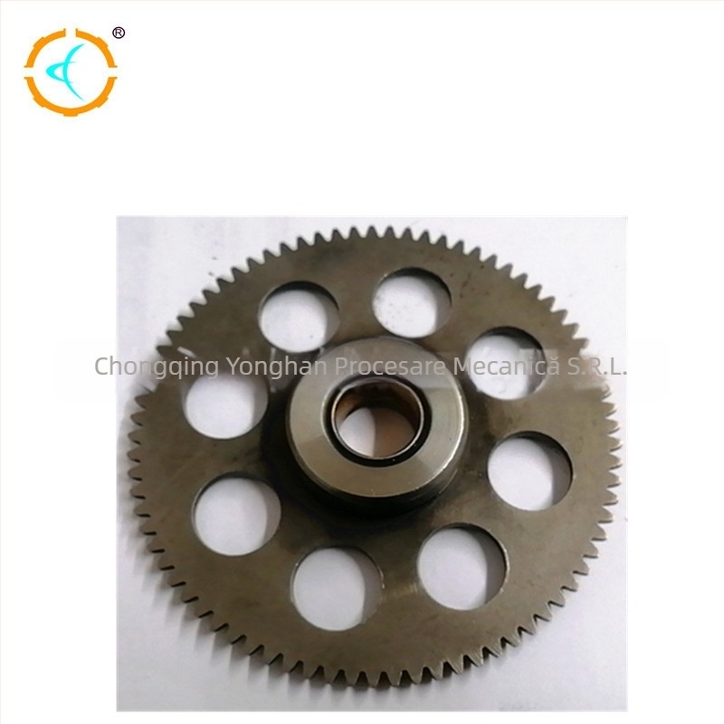 Disc de pornire pentru motorul unei motociclete, cu dinți de cuplă overrunning, model JY110, Yonghan, compatibil Yamaha, personalizabil
