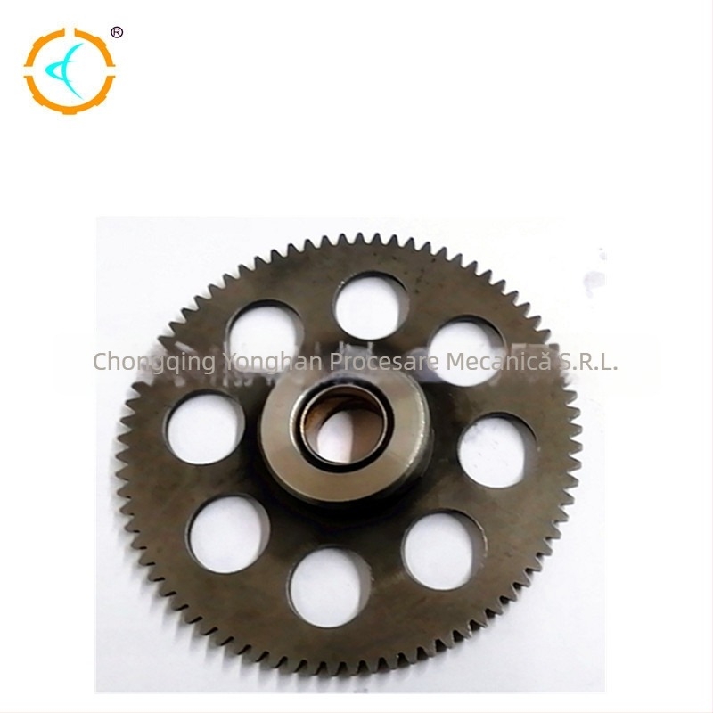 Disc de pornire pentru motorul unei motociclete, cu dinți de cuplă overrunning, model JY110, Yonghan, compatibil Yamaha, personalizabil