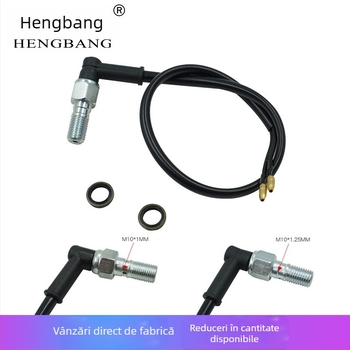 Linie de comutator hidraulic pentru frânele cu disc, filet M10x1.25, Hengbang, model Hydraulic switch, universal pentru vehicule off-road