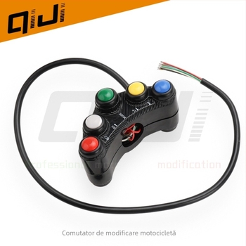 Comutator impermeabil pentru motocicletă de curse pentru oprire far, semnalizatoare și claxon (Personalizare procesare: Da; Brand: 1; Model: 1; Articol: 1; Sursă de export cross-border: Da)