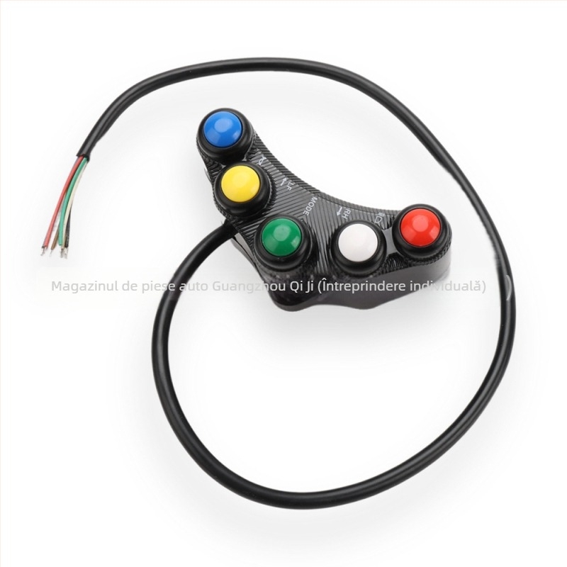 Comutator impermeabil pentru motocicletă de curse pentru oprire far, semnalizatoare și claxon (Personalizare procesare: Da; Brand: 1; Model: 1; Articol: 1; Sursă de export cross-border: Da)