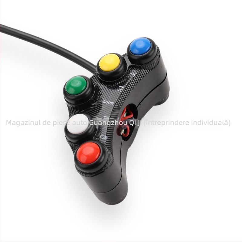 Comutator impermeabil pentru motocicletă de curse pentru oprire far, semnalizatoare și claxon (Personalizare procesare: Da; Brand: 1; Model: 1; Articol: 1; Sursă de export cross-border: Da)