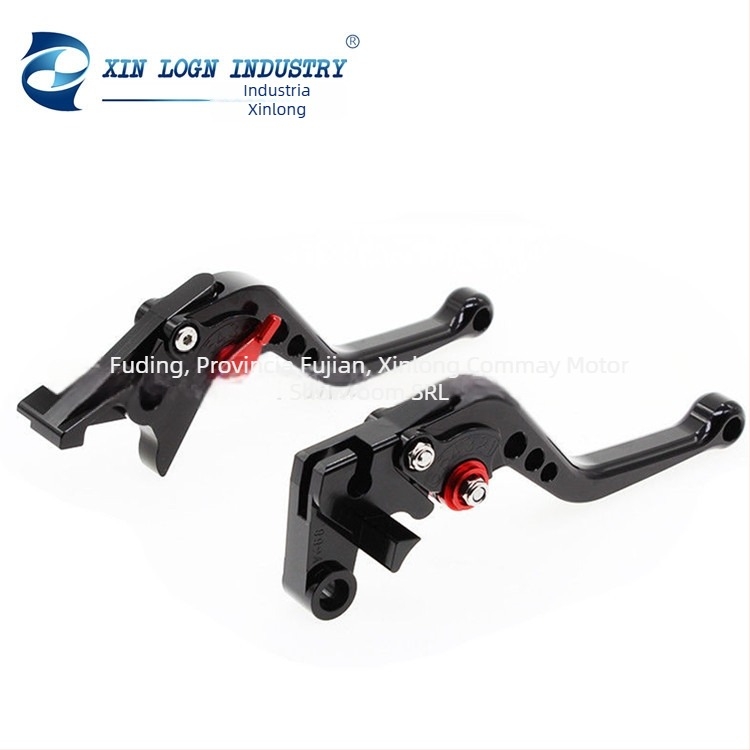 Mâner CNC din aluminiu pentru frână și ambreiaj Yamaha MT-07, reglabil, scurt, logo gravat cu laser