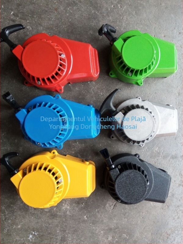 Comutator de pornire prin tragere manuală pentru motocicletă mini 49CC – Aluminiu, Model 40-6, pentru mini mașini sport și vehicule off-road mici (Brand: Hand puller)