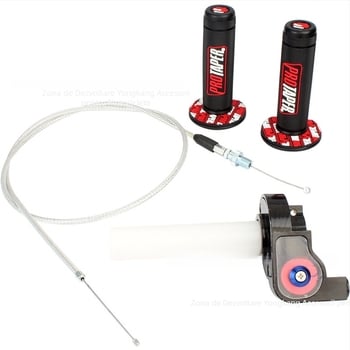 Ansamblu cablu accelerație și mâner ghidon pentru motocicletă off-road 50-250cc