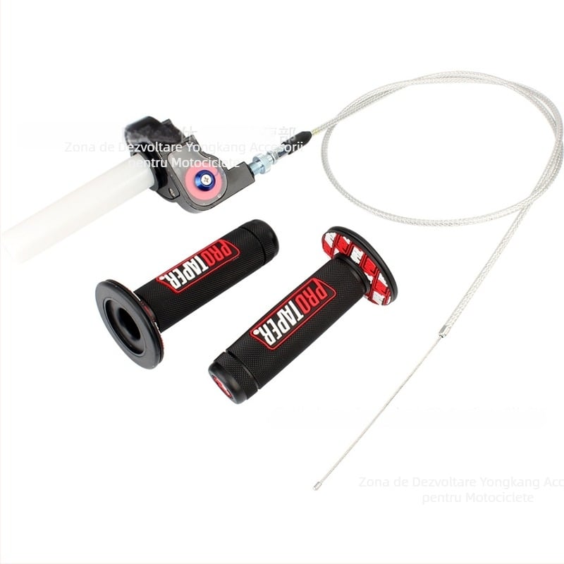 Ansamblu cablu accelerație și mâner ghidon pentru motocicletă off-road 50-250cc