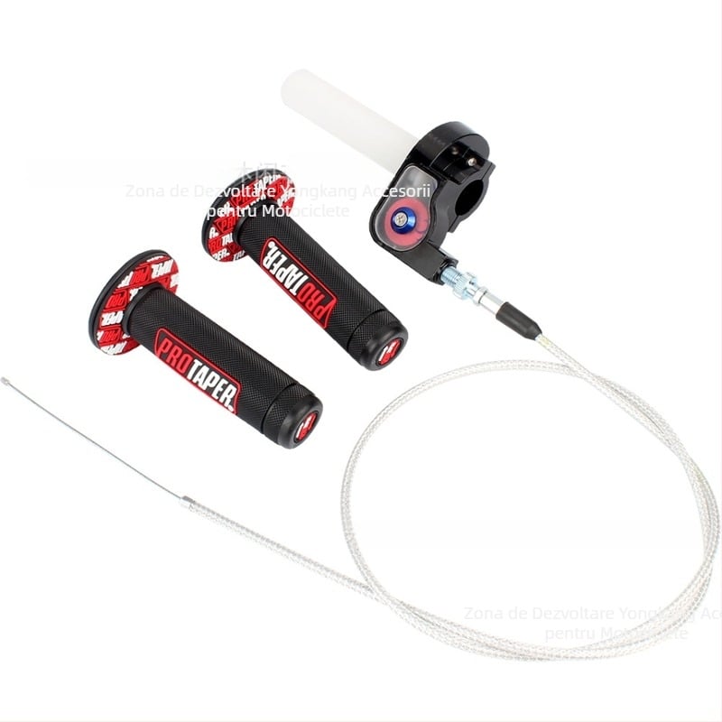 Ansamblu cablu accelerație și mâner ghidon pentru motocicletă off-road 50-250cc