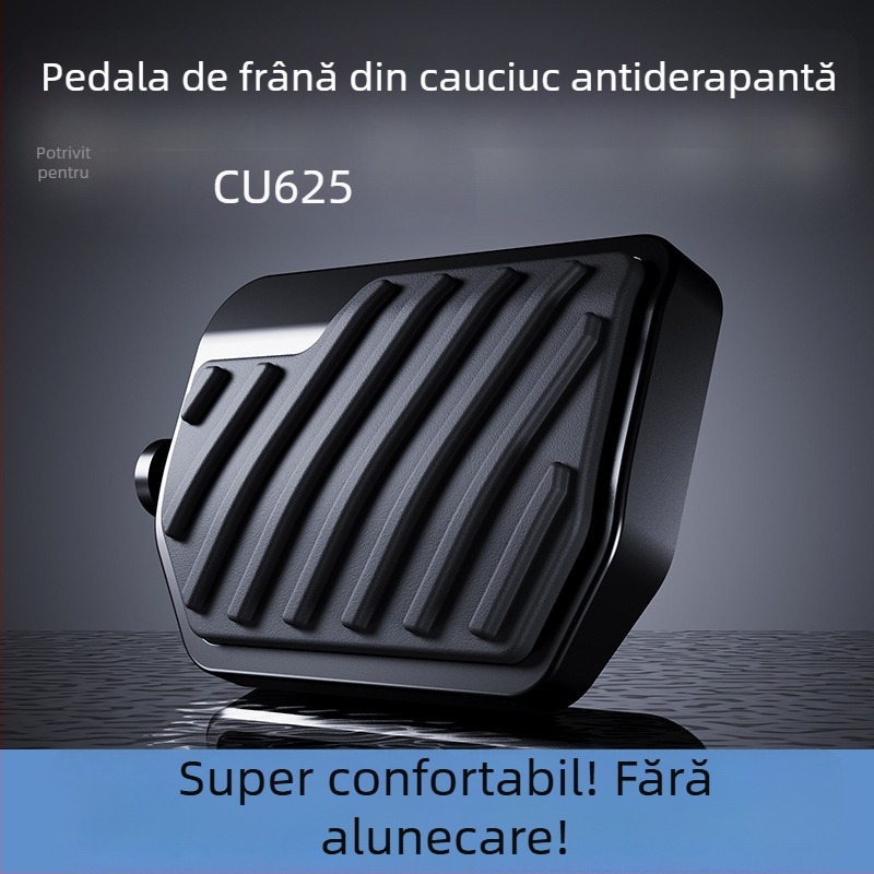 Pedala de frână pentru spate a motocicletei Wuji CU625 – cauciuc antiderapant, design mărit, model 001