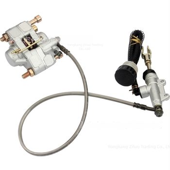 Ansamblu etrier frână ATV – cu cilindri superiori și inferiori