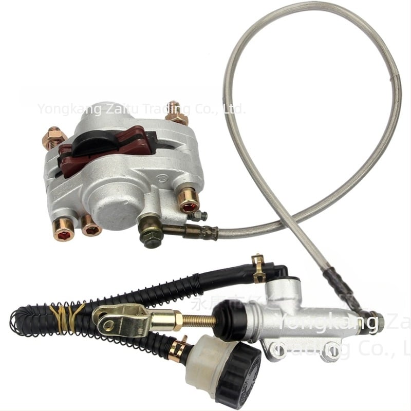 Ansamblu etrier frână ATV – cu cilindri superiori și inferiori