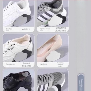 Patch autoadeziv pentru călcâi la pantofi sport – potrivire universală, stil zilnic, brand Friendly, pentru toate anotimpurile