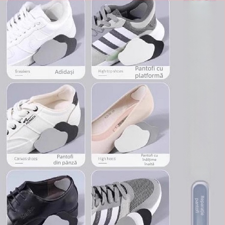 Patch autoadeziv pentru călcâi la pantofi sport – potrivire universală, stil zilnic, brand Friendly, pentru toate anotimpurile