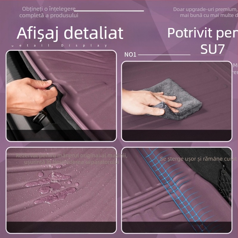 Covoraș portbagaj pentru Xiaomi SU7/YU7, protecție TPE, accesorii interior auto