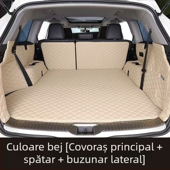 Covor de portbagaj din piele, cu acoperire completă, pentru modele hibride