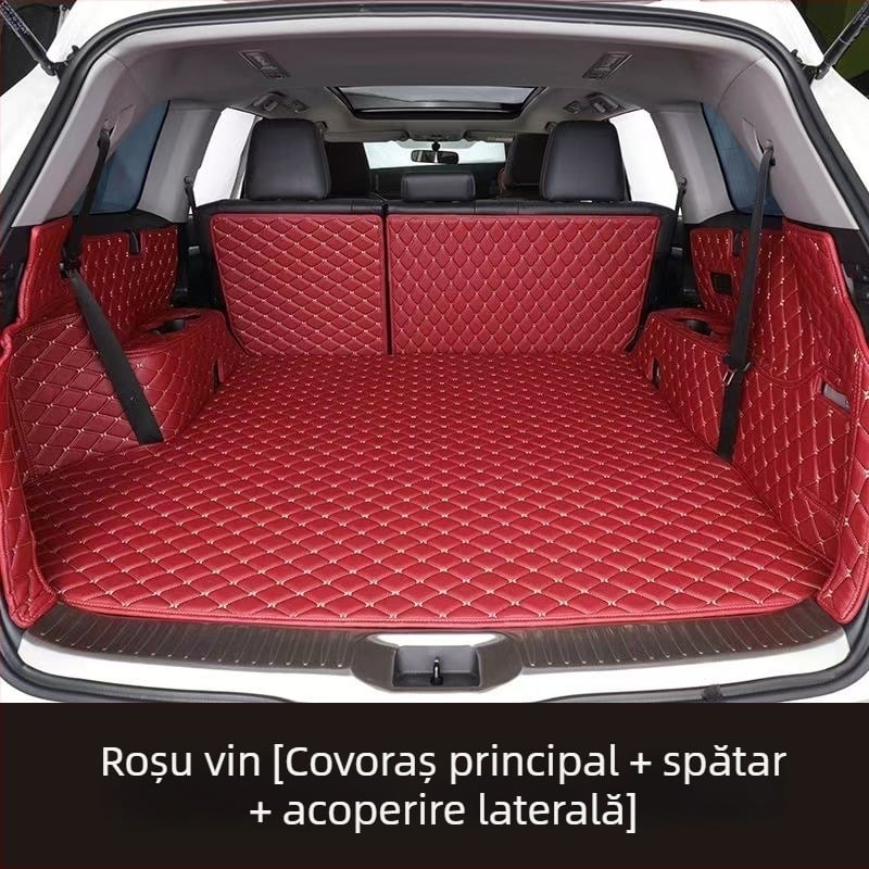 Covor de portbagaj din piele, cu acoperire completă, pentru modele hibride