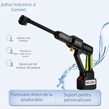 Spălător auto fără fir, cu baterie de litiu, 21V, 50 bar, 3,8 kg