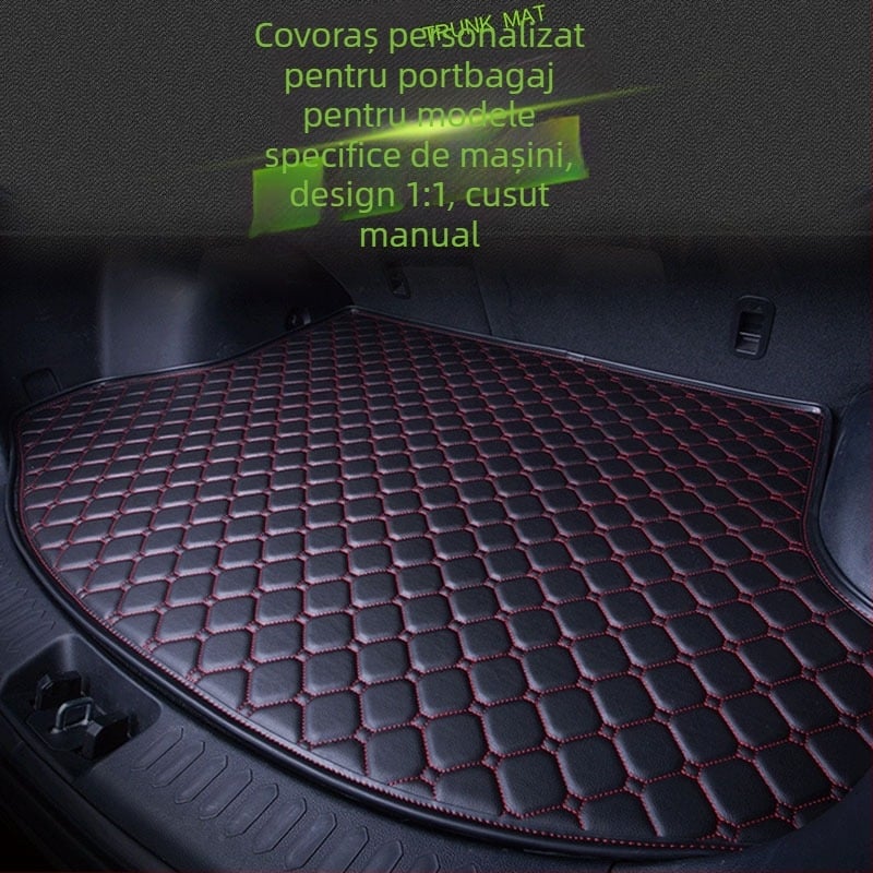 Cartist XPE covor portbagaj din piele sferică, covor pentru compartimentul din spate cu pereți înalți, impermeabil și rezistent la uzură, personalizabil