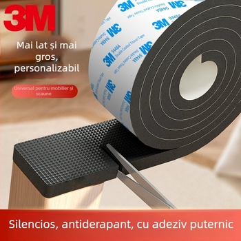 3M picioare pentru masă și scaun – reducerea zgomotului, anti-alunecare, bază EVA, grosime 4 mm, rezistență la temperatură 10–70°C