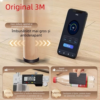 3M picioare pentru masă și scaun – reducerea zgomotului, anti-alunecare, bază EVA, grosime 4 mm, rezistență la temperatură 10–70°C