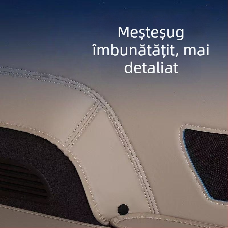 Covoraș de portbagaj Galaxy E5, acoperire completă, piele Nappa, brand Miao, origine Shandong, modele dedicate, personalizare disponibilă.