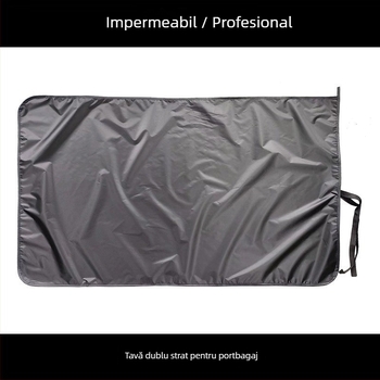 Covoraș portbagaj auto, impermeabil, pliabil, rezistent la pete, țesătură poliester, potrivire universală (Țesătură poliester; potrivire universală; pliabil; impermeabil; ușor de curățat)
