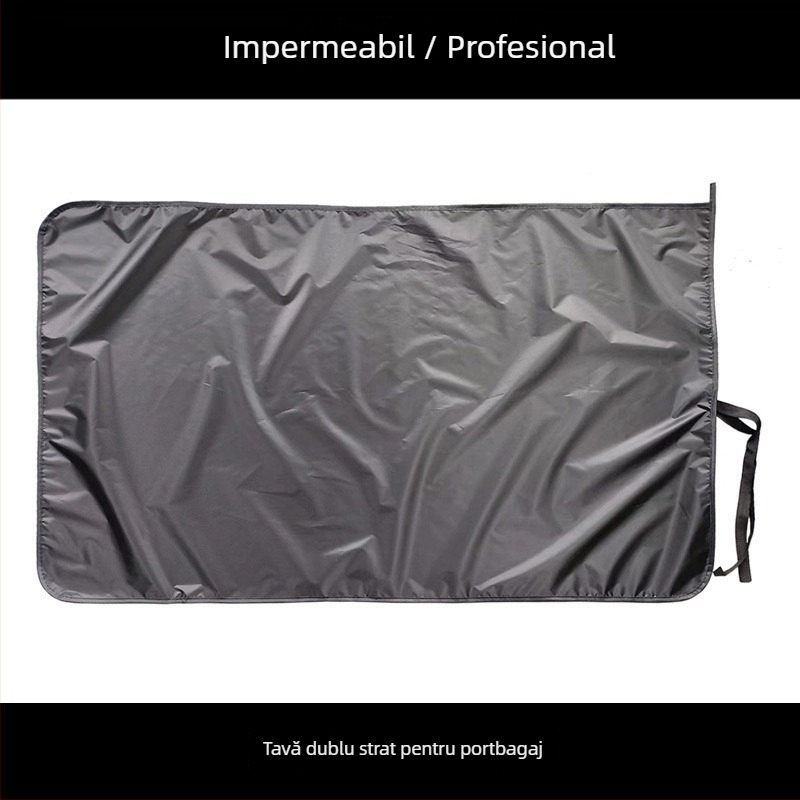 Covoraș portbagaj auto, impermeabil, pliabil, rezistent la pete, țesătură poliester, potrivire universală (Țesătură poliester; potrivire universală; pliabil; impermeabil; ușor de curățat)