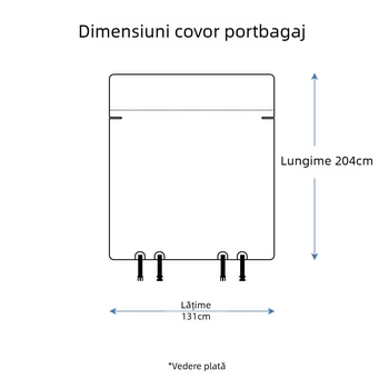 Covoraș universal portbagaj auto pentru câini, material Oxford, impermeabil, acoperire completă, pernă de șezut pentru animalul de companie