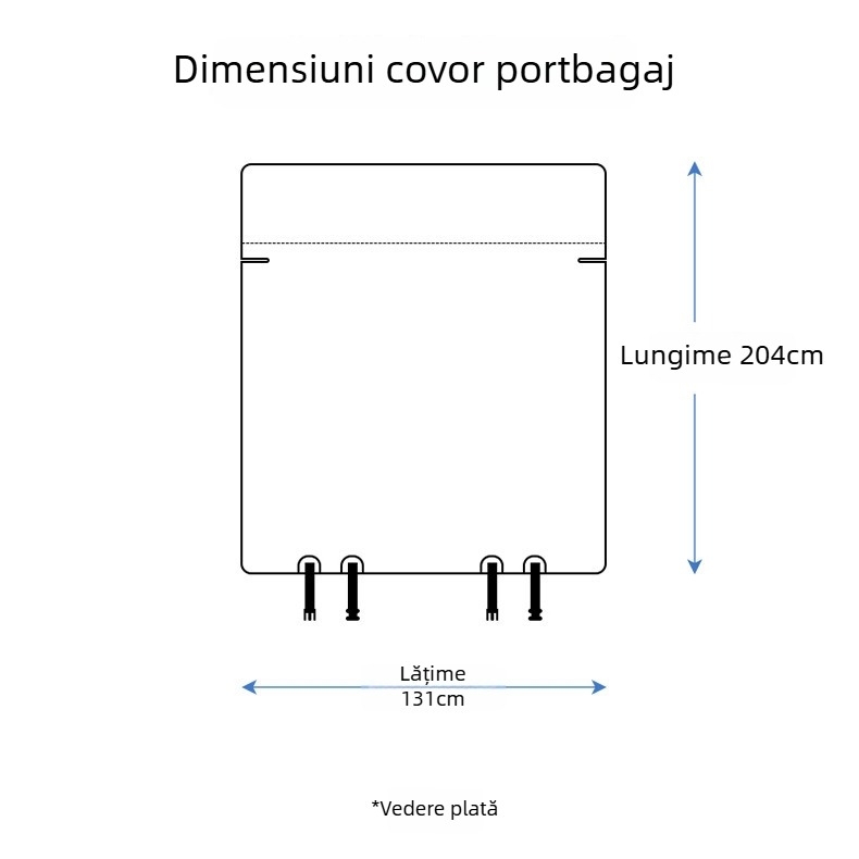 Covoraș universal portbagaj auto pentru câini, material Oxford, impermeabil, acoperire completă, pernă de șezut pentru animalul de companie