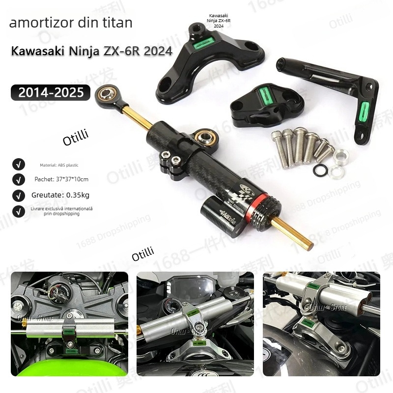 Otilli Kit montaj amortizator direcție și braț stabilizator Kawasaki Ninja ZX-6R 2024